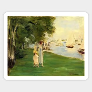 the yacht race 1924 - Max Liebermann Sticker